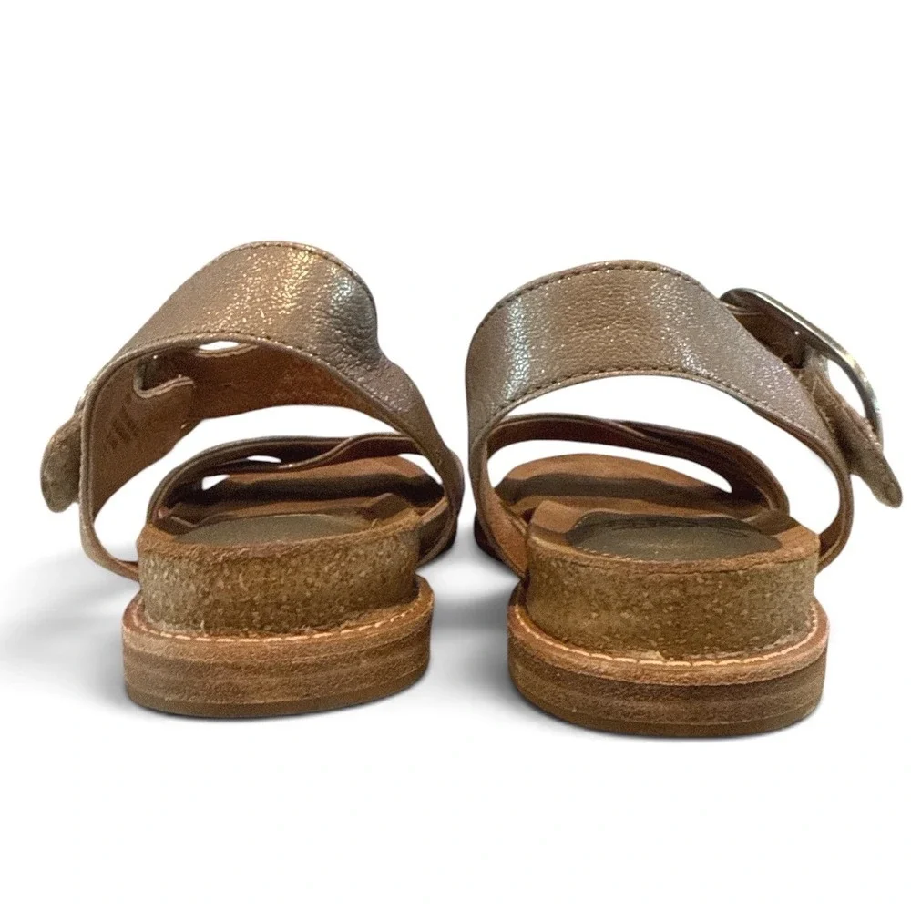 Sofft Metallic Leather Slingback Sandals